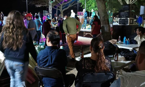 Musicians from Ajijic prepare to celebrate the traditional FIDELOMUS