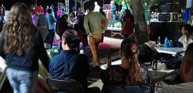 Musicians from Ajijic prepare to celebrate the traditional FIDELOMUS