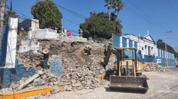 Chapala cemetery wall on Venustiano Carranza street to be rebuilt