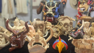 Xayacas-Masks of the Conquest exhibition in Ajijic