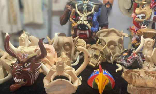 Xayacas-Masks of the Conquest exhibition in Ajijic