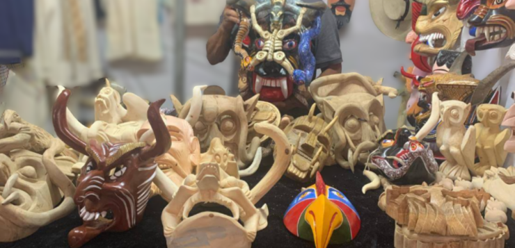 Xayacas-Masks of the Conquest exhibition in Ajijic