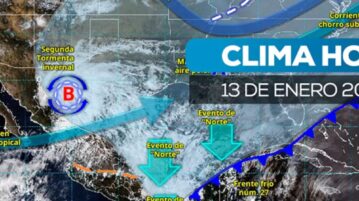 Cold front 27 causes temperature drop in Chapala and region