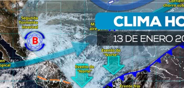 Cold front 27 causes temperature drop in Chapala and region