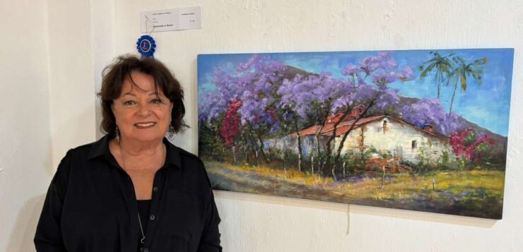 PHOTONOTE: Cynthia DuBois’ prize-winning painting on display