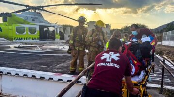 Shooting victim airlifted from Jocotepec to Guadalajara