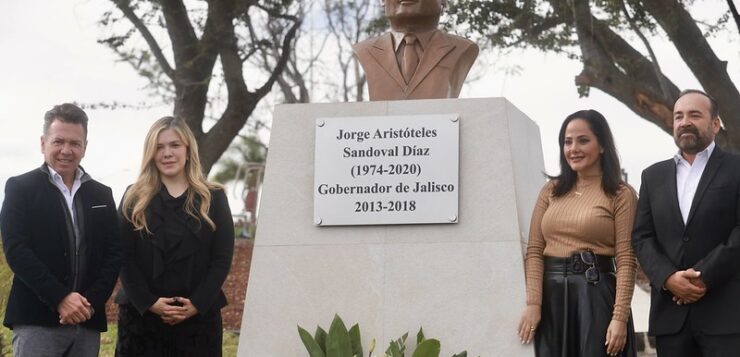 Bust unveiled, avenue named to honor Jorge Aristóteles Sandoval