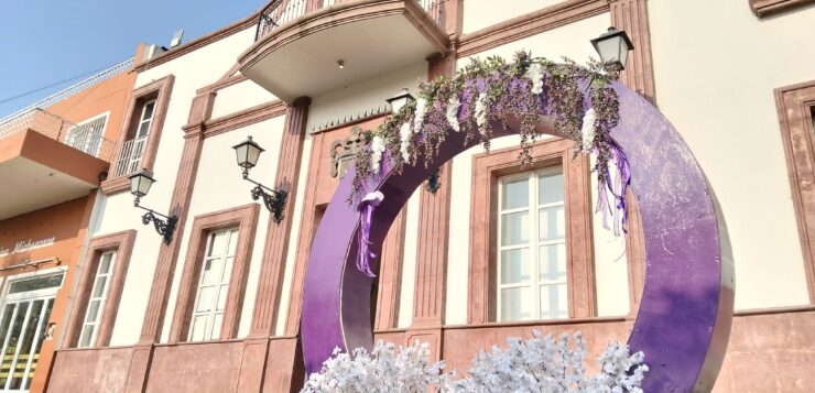 Jocotepec Celebrates International Women’s Day With Colorful Plaza Decorations