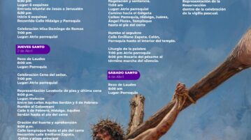 Ajijic unveils program for 47th annual Passion Play