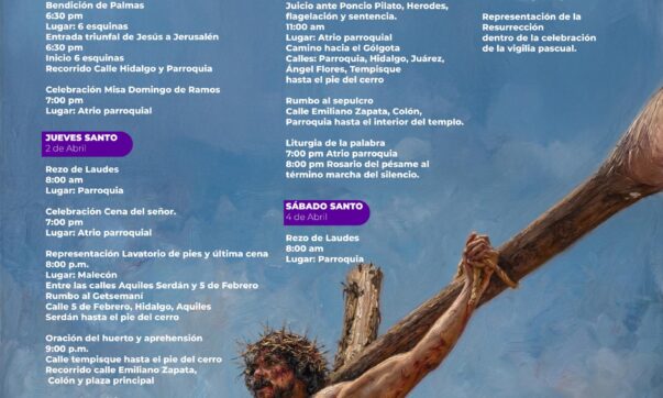 Ajijic unveils program for 47th annual Passion Play