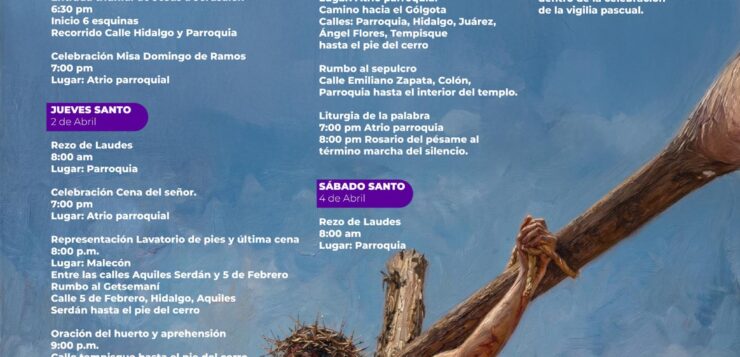 Ajijic unveils program for 47th annual Passion Play