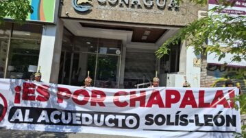 Lakeside residents protest Solis–Leon project in Guadalajara