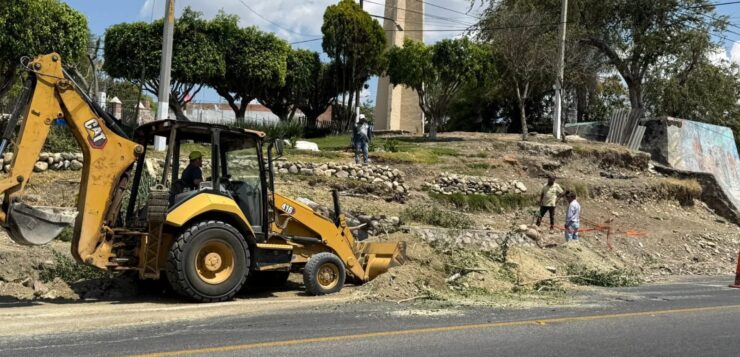 Santa Cruz de la Soledad entrance upgrades begin