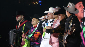 Banner:  Grupo Firme, one of the bands blocked from playing in the USA. By Tania Victoria/Secretaría de Cultura de la Ciudad de México