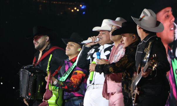 Banner:  Grupo Firme, one of the bands blocked from playing in the USA. By Tania Victoria/Secretaría de Cultura de la Ciudad de México