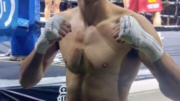 "El Charro" Pérez earns second professional victory at Jocotepec boxing event