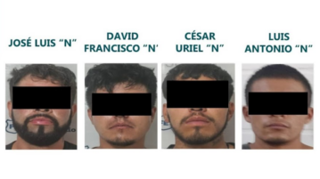 Four charged in violent robberies