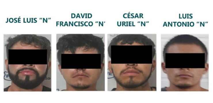 Four charged in violent robberies