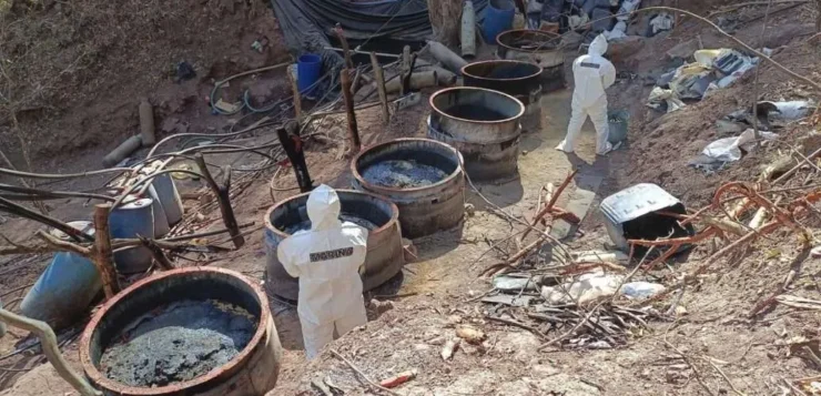 Five drug labs dismantled in Jalisco, Nayarit, and Sinaloa