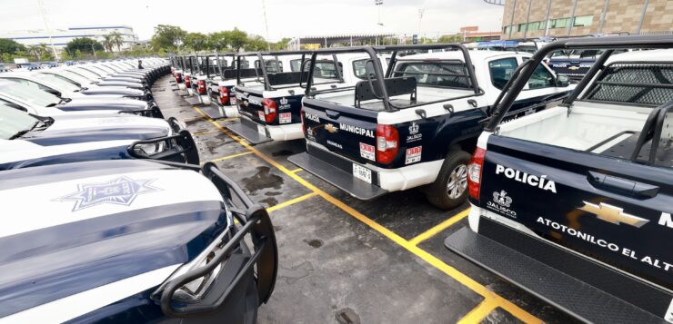 Jalisco distributes 236 security vehicles to 82 municipalities