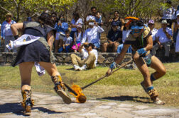 Archaeological site offers pre-Hispanic dance and ball game exhibitions