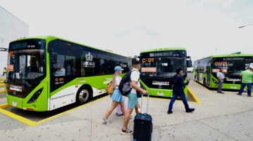 Airport ride-hailing vehicles made 1,494 trips in 1st week