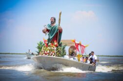 Boat procession honors fishermen's patron