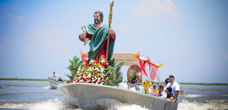 Boat procession honors fishermen's patron