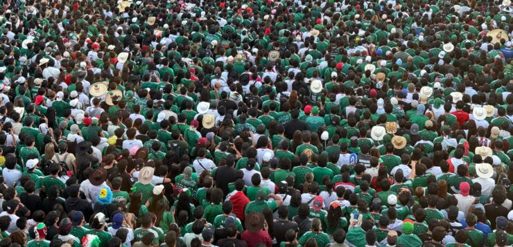 Mexico vs. South Korea match overflows Guadalajara Fan Fest