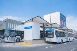 Line 5 airport service begins operations
